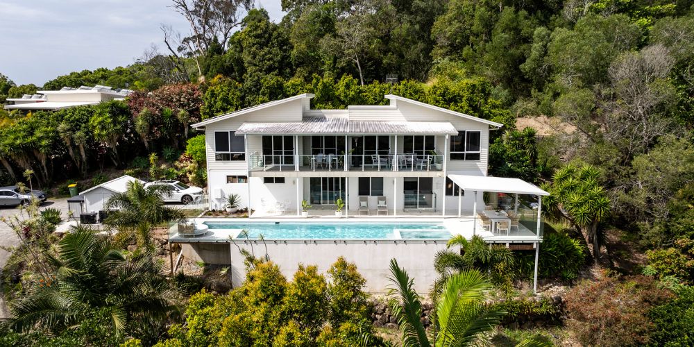 Pool On Sloping Block