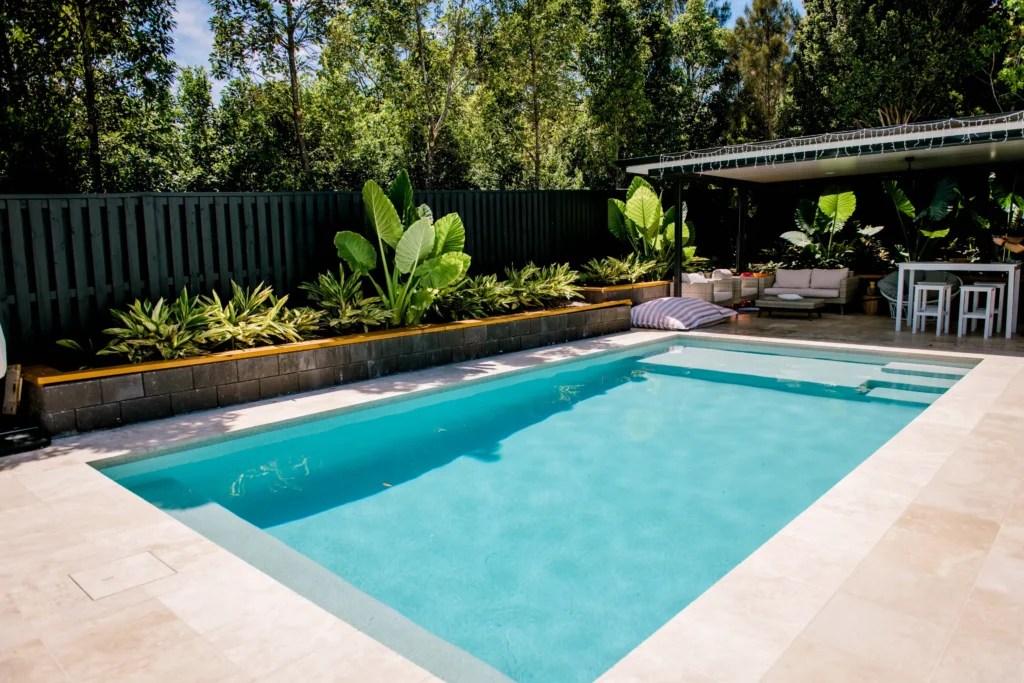 Concrete Square Swimming Pool Built By Aqua Living Pools