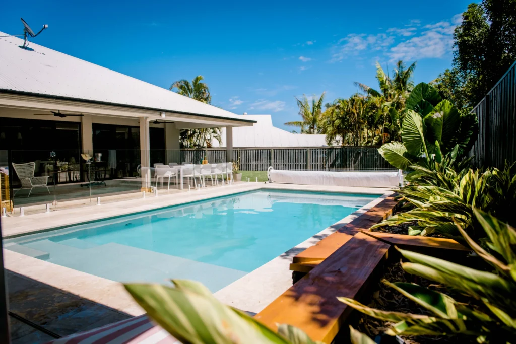 Pool Built Close To House