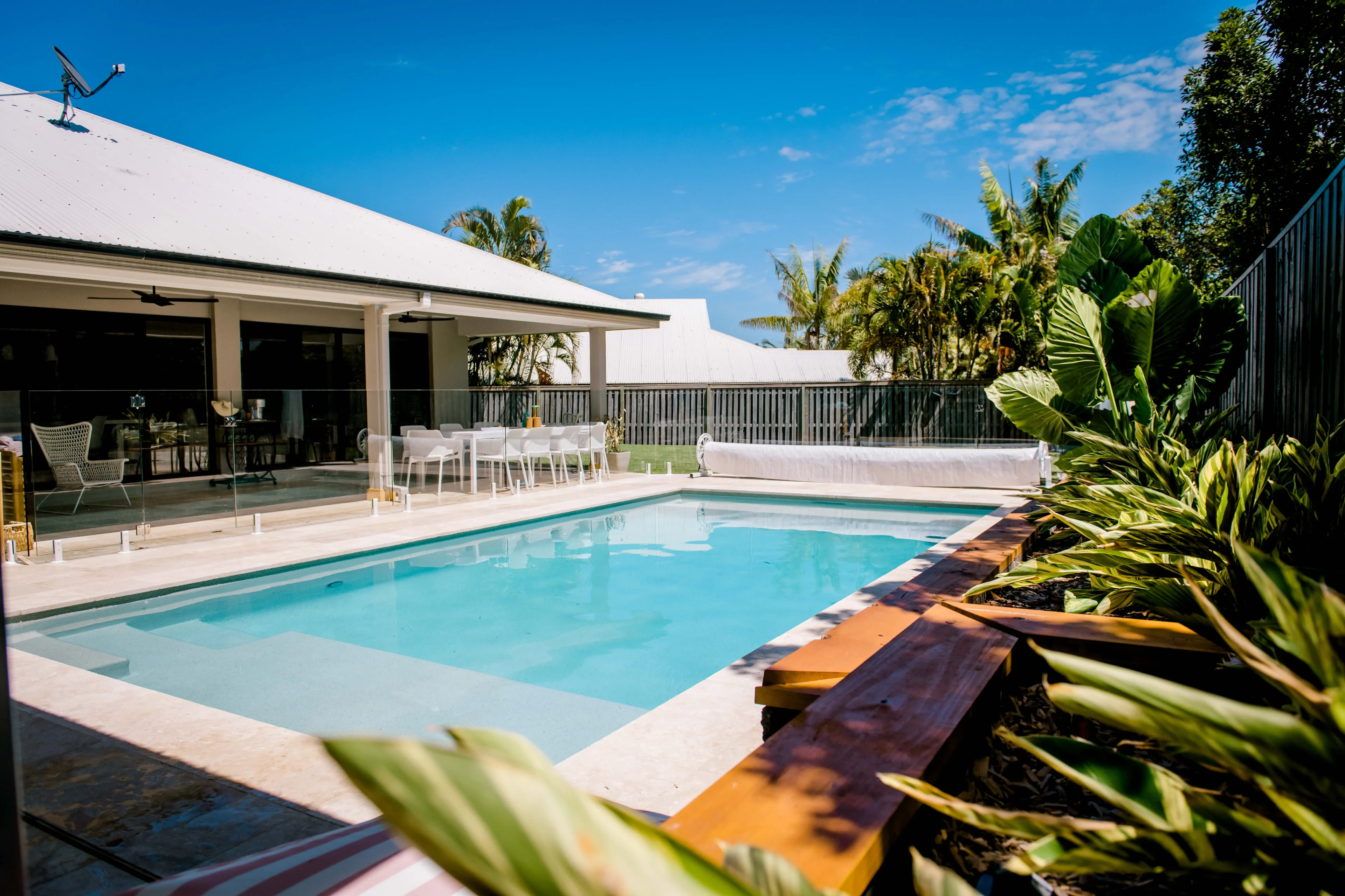 Pool Built Close To House