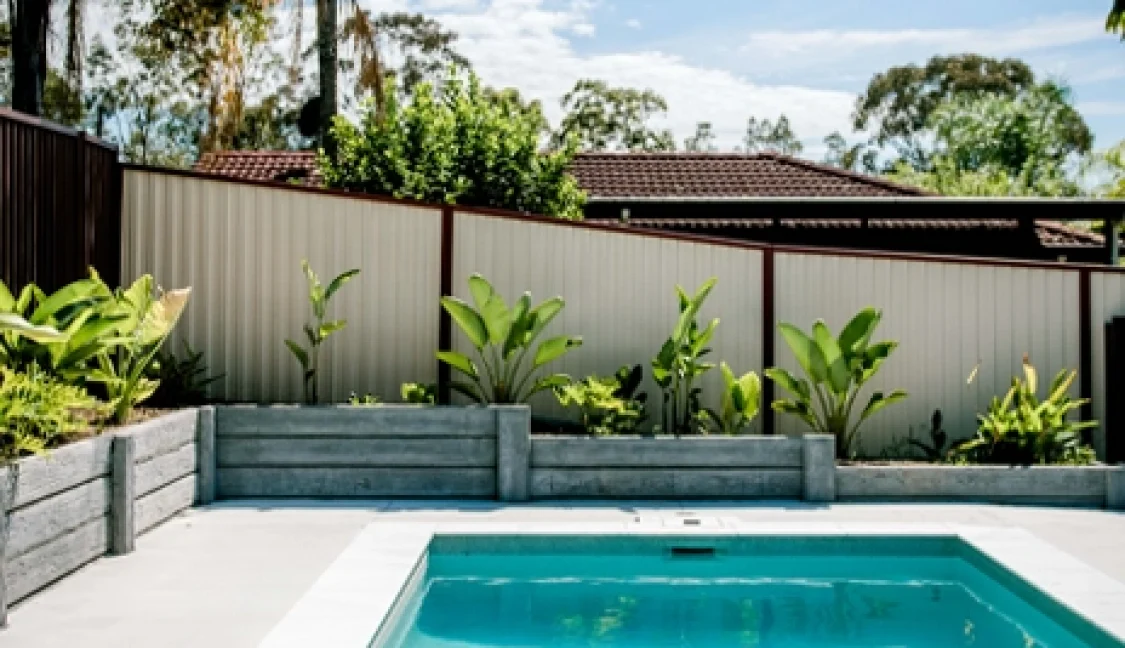 Family pool design in backyard on the Gold Coast